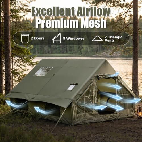 Image of TOMOUNT Inflatable Tent for Camping Blow up Tent for Family Camping
