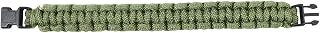 Military Survival Paracord Bracelet (9", Olive Drab)