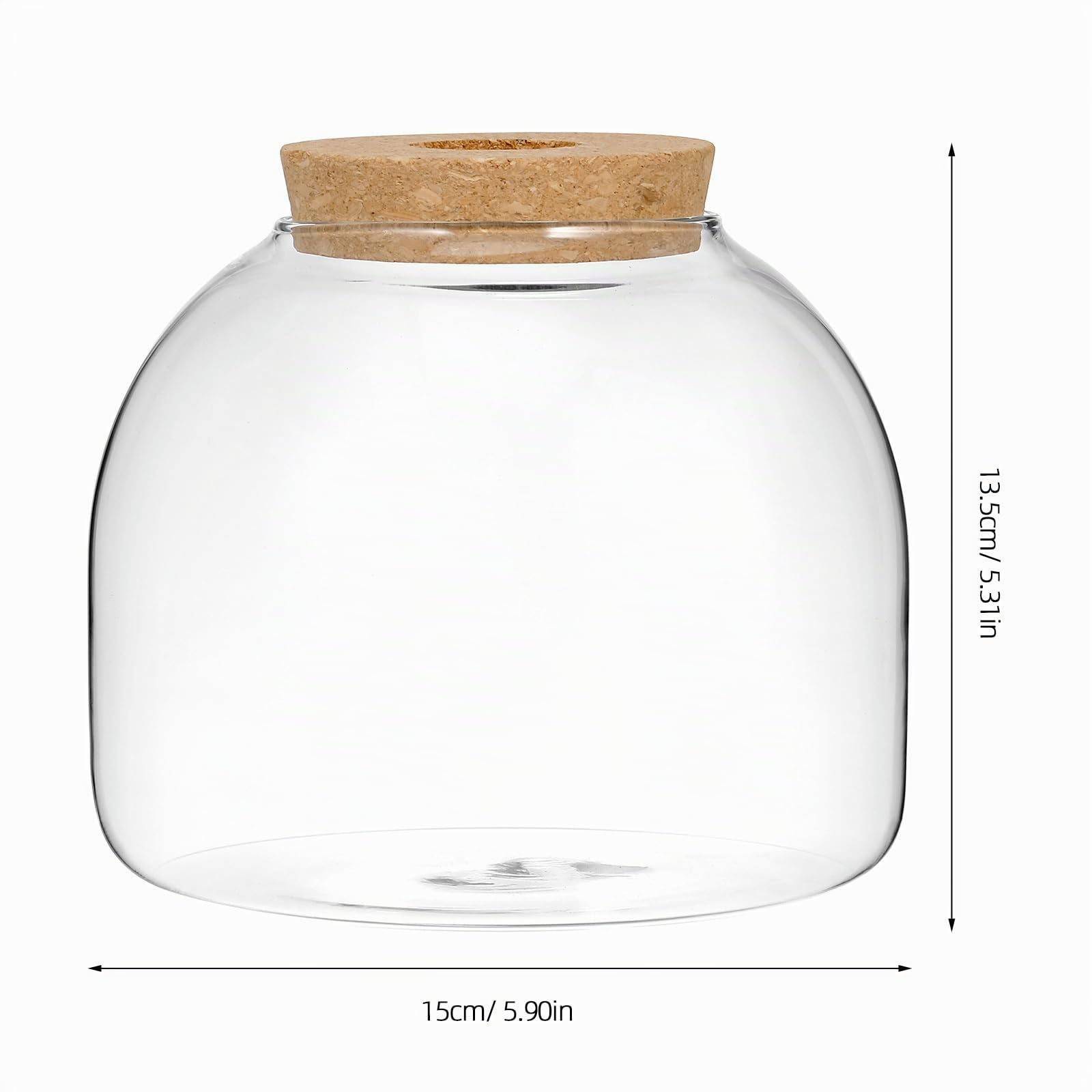 iplusmile Pflanzenterrarium aus Glasflasche: Glas mit korkdeckel DIY Micro-Landschaftsflasche Für Fischschale Vase flaschengarten Pflanzen Terrarium(Nur Flaschen)