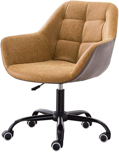 Silla ligera de lujo para juegos con patas de acero, silla giratoria para computadora para dormitorio y sala de estar, silla de oficina ergonómica