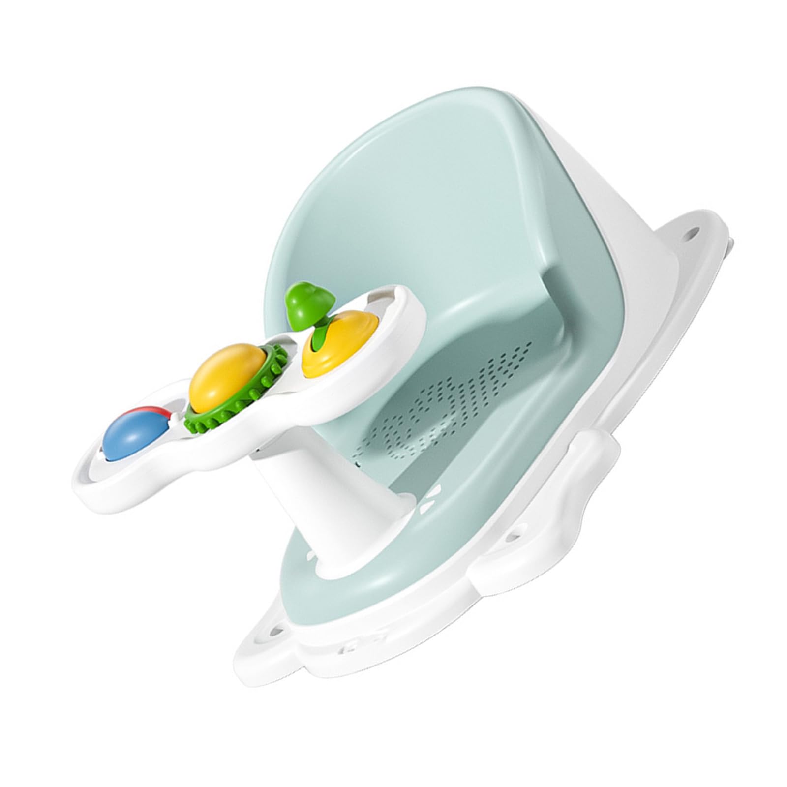 Badewannensitze Babywanne mit Saugnäpfen an der Unterseite für 6 Monate und älter, bietet Rückenlehne Badewanne Badewanne
