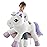 sofipal Giant Unicorn Stuffed Animal Toys,Soft Large Unicorns Plush Pillow Cushion for Birthday,Valentines,Bedroom (White, 43)