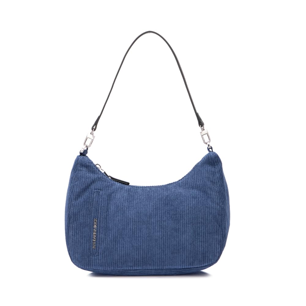 Mandarina Duck Hunter Velvet Crossover damski, Niebieskie skrzydło