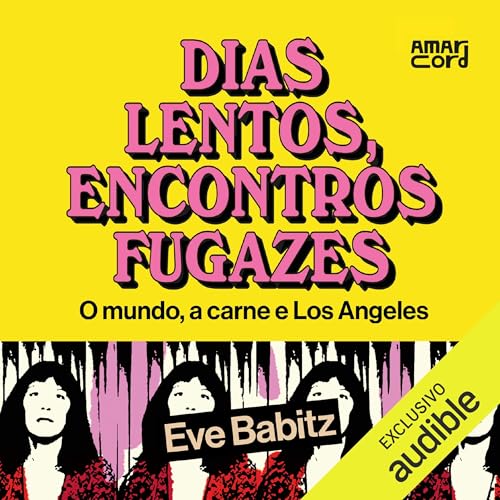 Dias lentos, encontros fugazes Audiolivro Por Eve Babitz capa