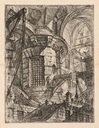 Affiche Piranesi les prisons une gravure sur toile d'art pour salon chic