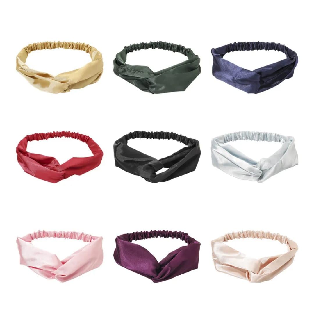 H-Style Store 1 Pcs Headbands for Women, Twisted Cross Elastic Head Bands Yoga Workout Headband Non-Slip Sweat Soft Headbands Solid Color Simple Versatile Hair Accessory Hairbands-image-23