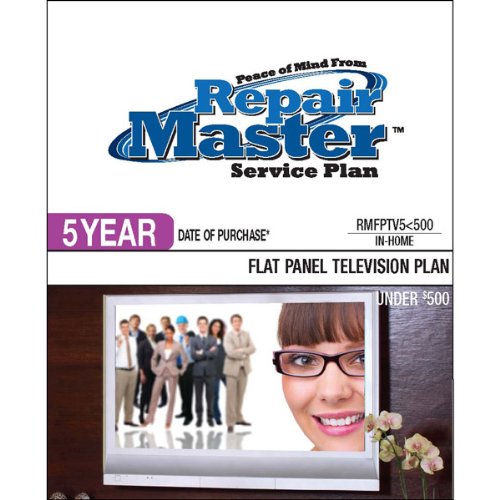 Repair Master 5-Yr Date of Purchase Flat Panel TV Plan - Under $500