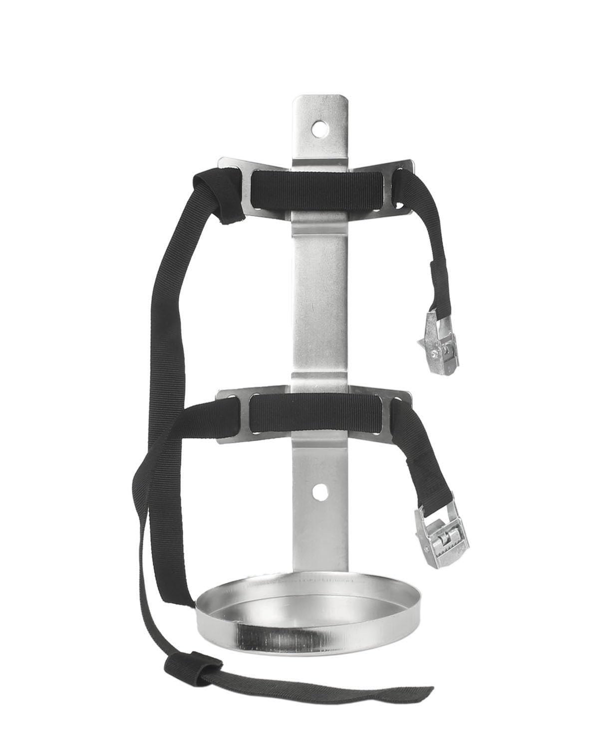 Supporto Per Estintore In Acciaio Inossidabile - Staffa Da Parete Per Auto, Camper, Casa, Con Cinghia Di Sicurezza - Foto 2