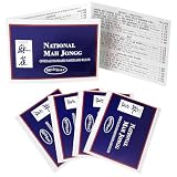5PCS Mahjong Cards National Mah Jongg League 2024 Large Size Card - Mah Jongg Card - Official Hands and Rules