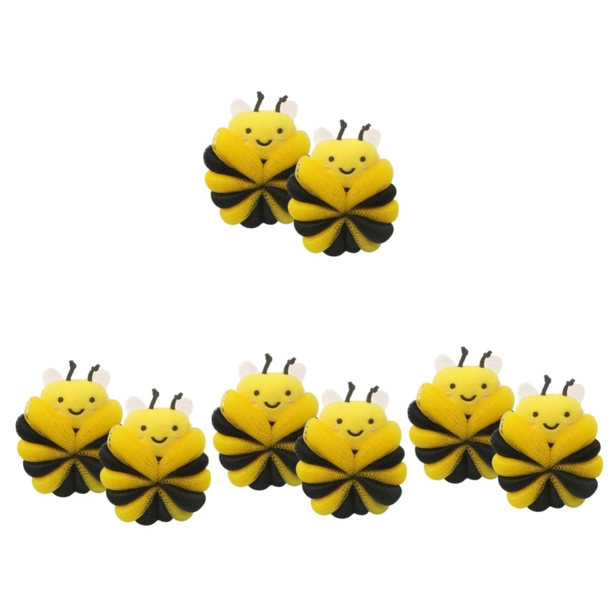 Healvian 8 Piezas Bola de baño esponja de baño dry soon paño de lavado lata de jabón en bañeras de bebé loción corporal depurador de piel de baño esponja de ducha de baño recién nacido puff