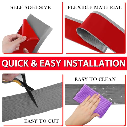 Base de vinilo para pared en grano de madera para proteger y decorar salones y pasillos 3