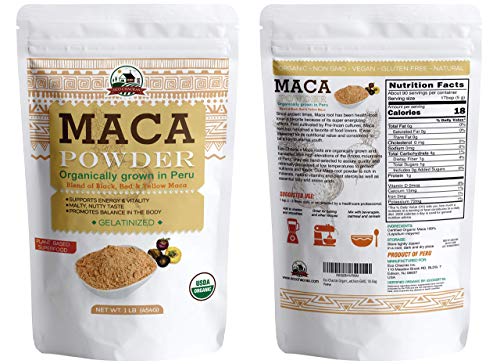MACA Root Powder ! Organically Grown in Peru  Perfect Power Blend