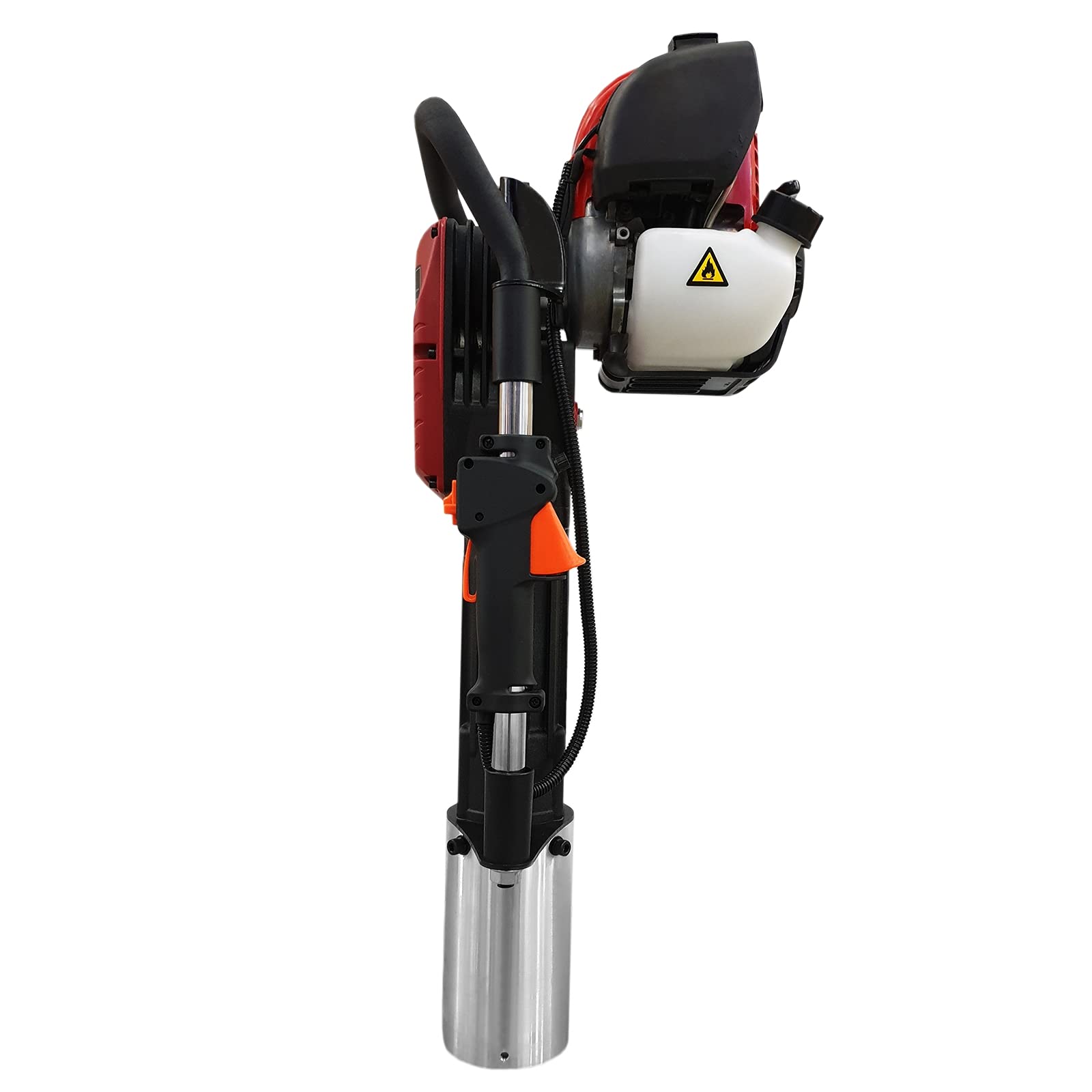 MonsterShop T-Mech 4-Takt Pfahlramme 2.0 Pfostenramme Pfostentreiber Schlagbohrer Zaunbau Presslufthammer 900W 1,2PS