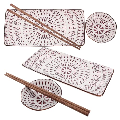 Set de platos japoneses para sushi MAGICLULU miniatura 1