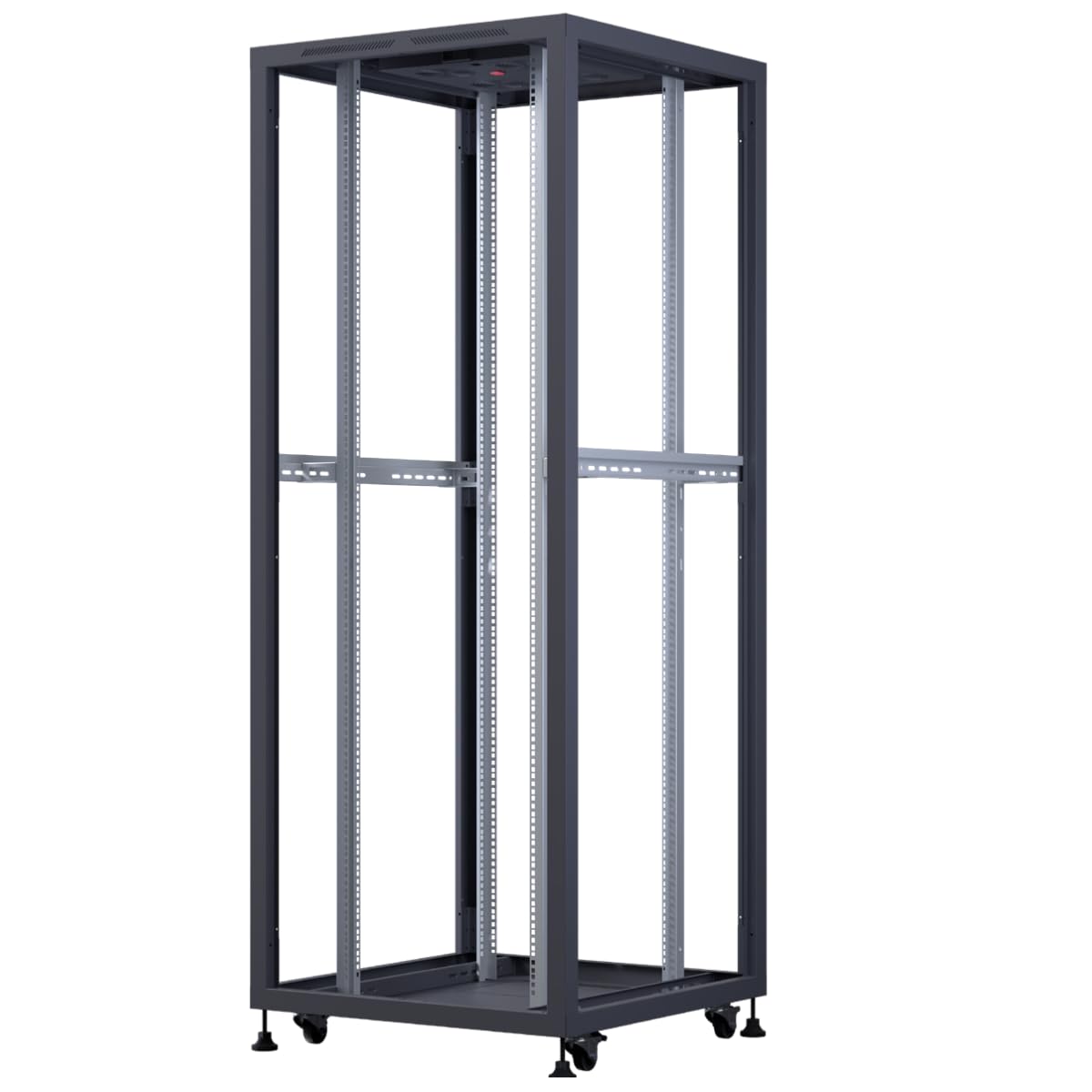 Baie Informatique 42U 800x800 mm - Charge 800 kg | Armoire réseau, Baie de Brassage avec Portes Saloon