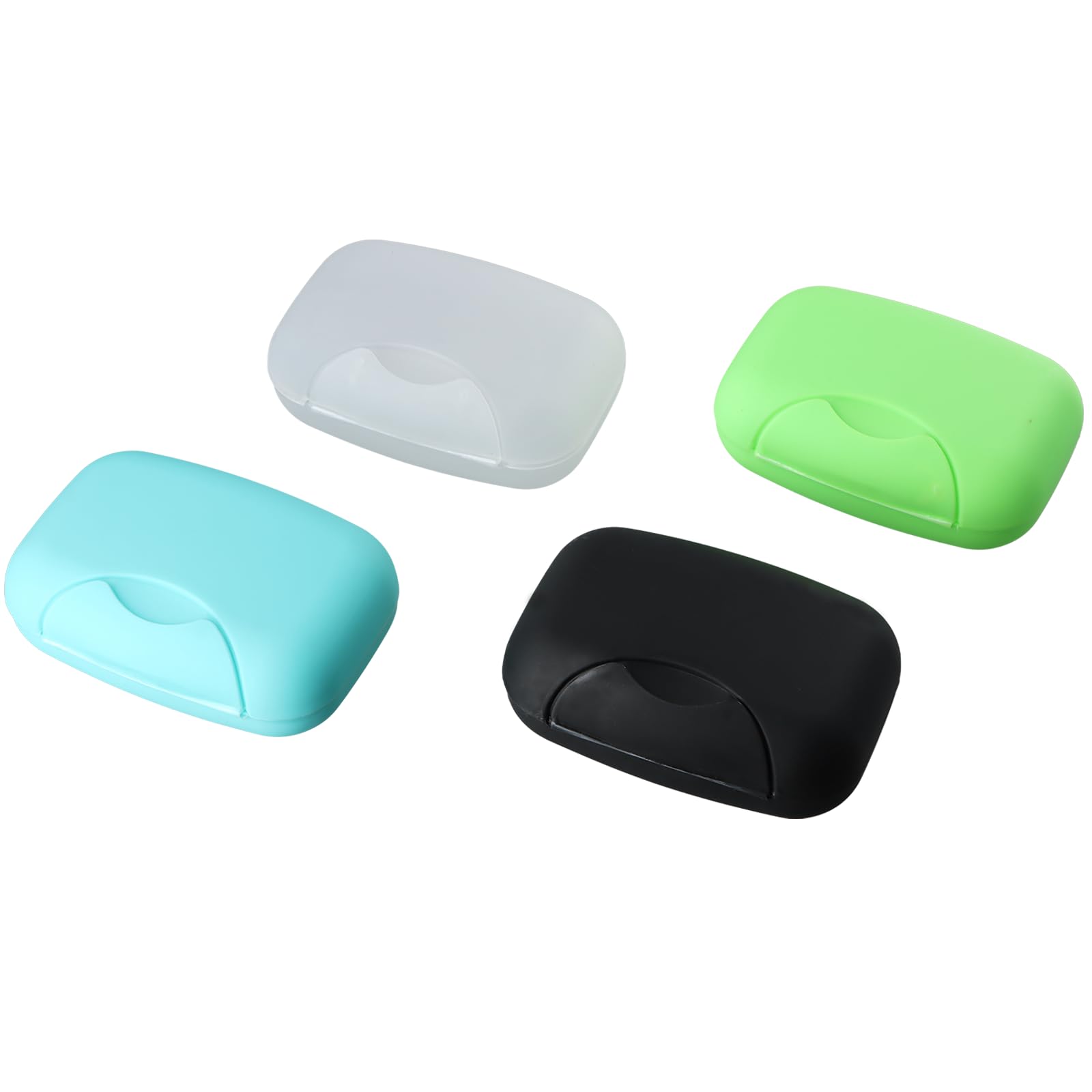 Litinliv 2 Pcs Soap Holder, soap dish with lid, soap container travel, shower soap holder, Portable Soap Dish Travel for Shower Travel,Soap Bar Dish Storage,Soap Box for Home or Travel