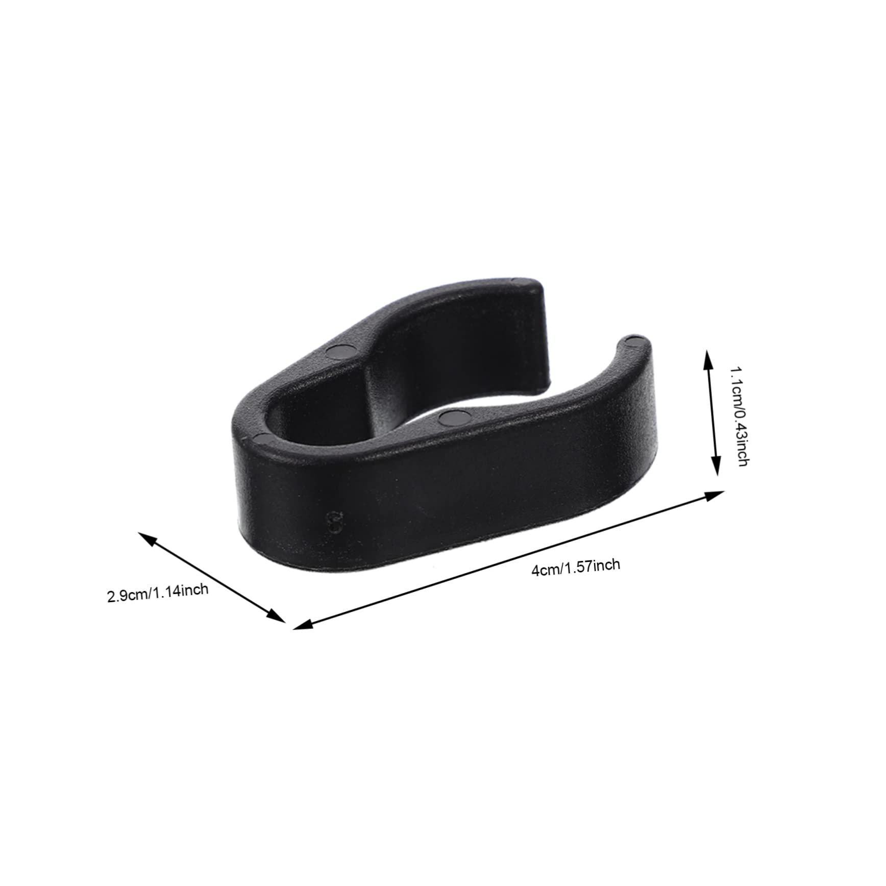 Toddmomy 10Pcs Durable Mic Cable Clips Flexible Microphone Stand Cable Holders for Home Studio and Stage Use Compact and Lightweight Design for Easy Portability