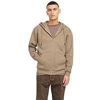JACK & JONES JJEBRADLEY - Felpa con Cappuccio con Chiusura Lampo