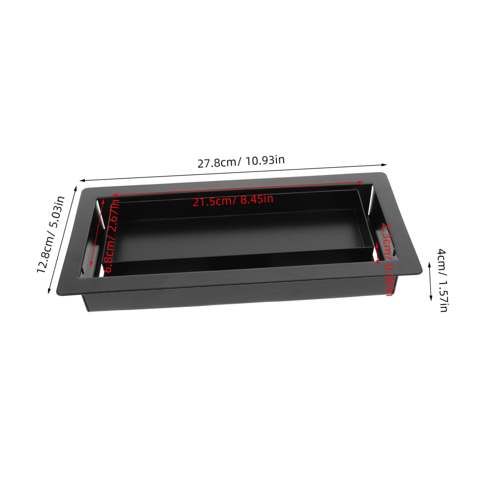 Difusor Lineal Empotrado de Acero 4x10 Pulgadas