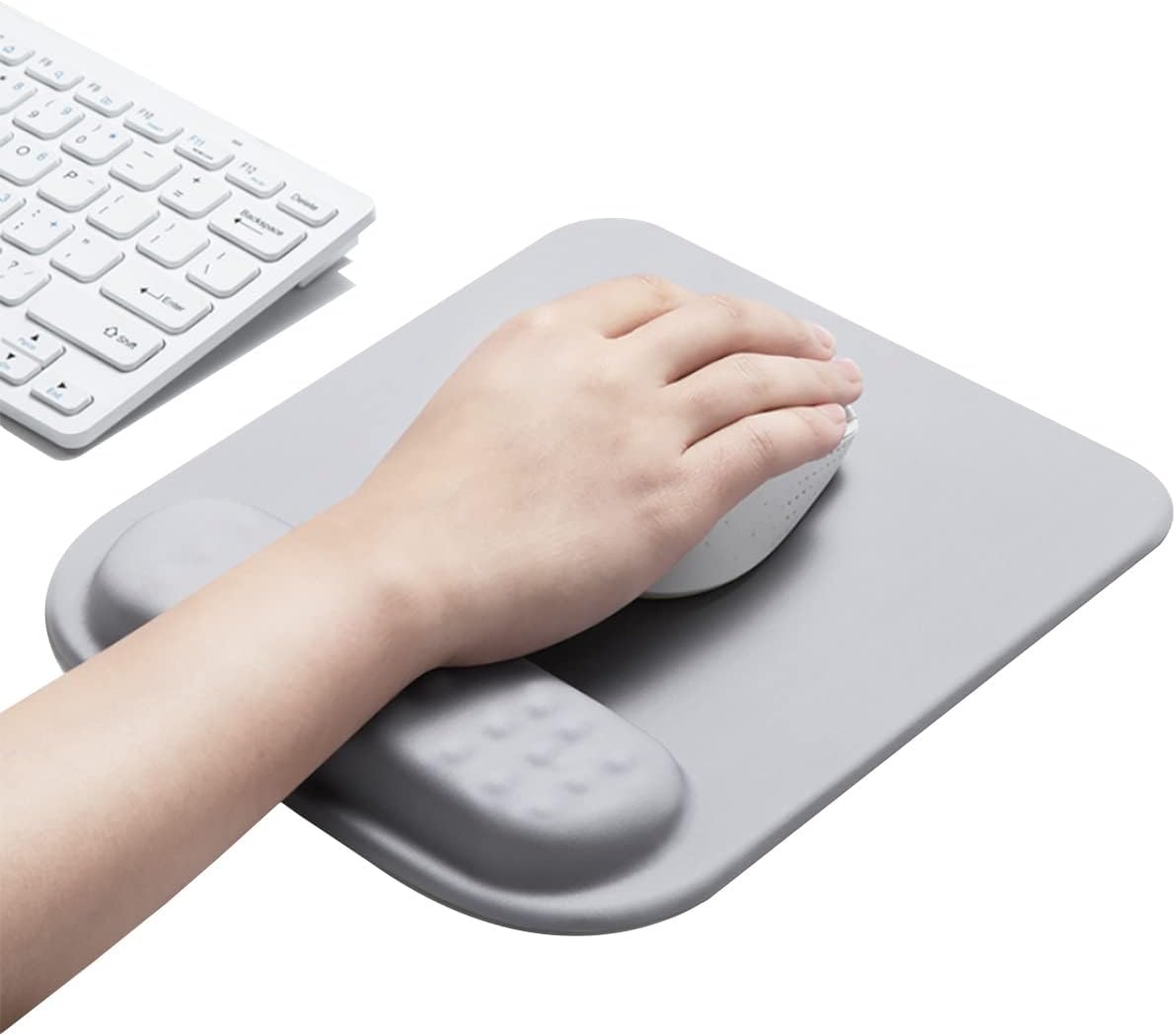 IFAN Mouse Pad with Gel Wrist Support Rest Ergonomic Mouse Pad with
