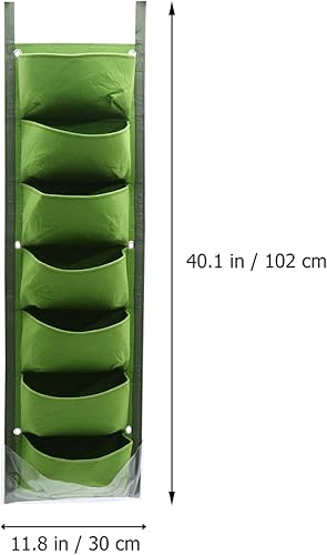 Miniatura 6 de Hemoton Bolsa de cultivo impermeable Plantadores de pared verticales Bolsa de cultivo de fresas Maceta de pared Bolsillo Balcón Maceta Maceta Bolsa