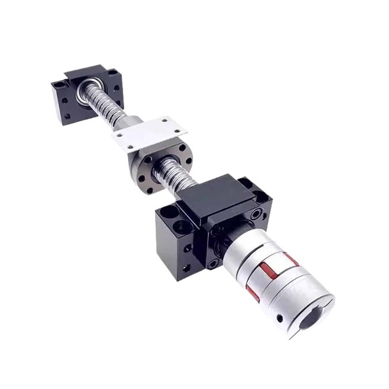 Zestaw śrub kulowych, Śruba kulowa DFU1605 C7 walcowana 150-1000 mm z obróbką nakrętki i końcówki(200mm)