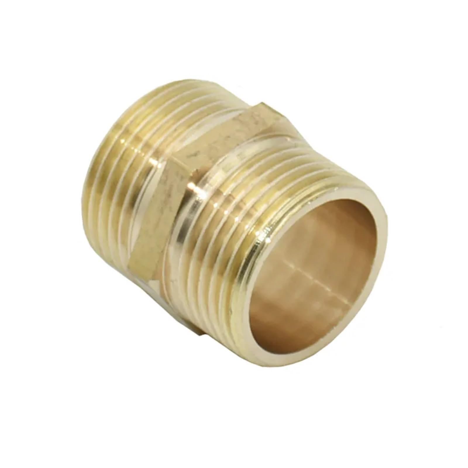 2pcs 1/2" 3/4" 1" Male Brass Threaded Connector Hose Repair 2-Way Hose Tap Fittings Garden Water Tap Connector(G3I4)
