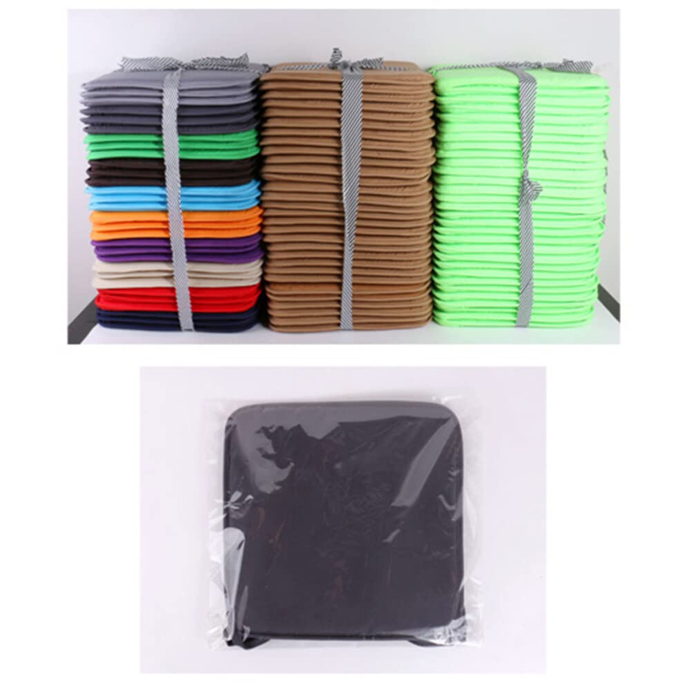 Holibanna 38cm Round Chair Seat Cushion Padded Sponge Seat Pad for Living Room Office Car Easy to Use Decorative Cover