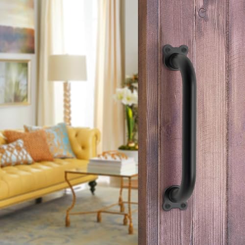 Dolibest 6 Pack 12-Inch Safety Handle, Metal Safety Playground Handles,Sturdy Playground Handle Bars & Wider Base Design, Playset Handles for Climbing Frame, Treehouse, Swing Set Accessories-Black - image 6