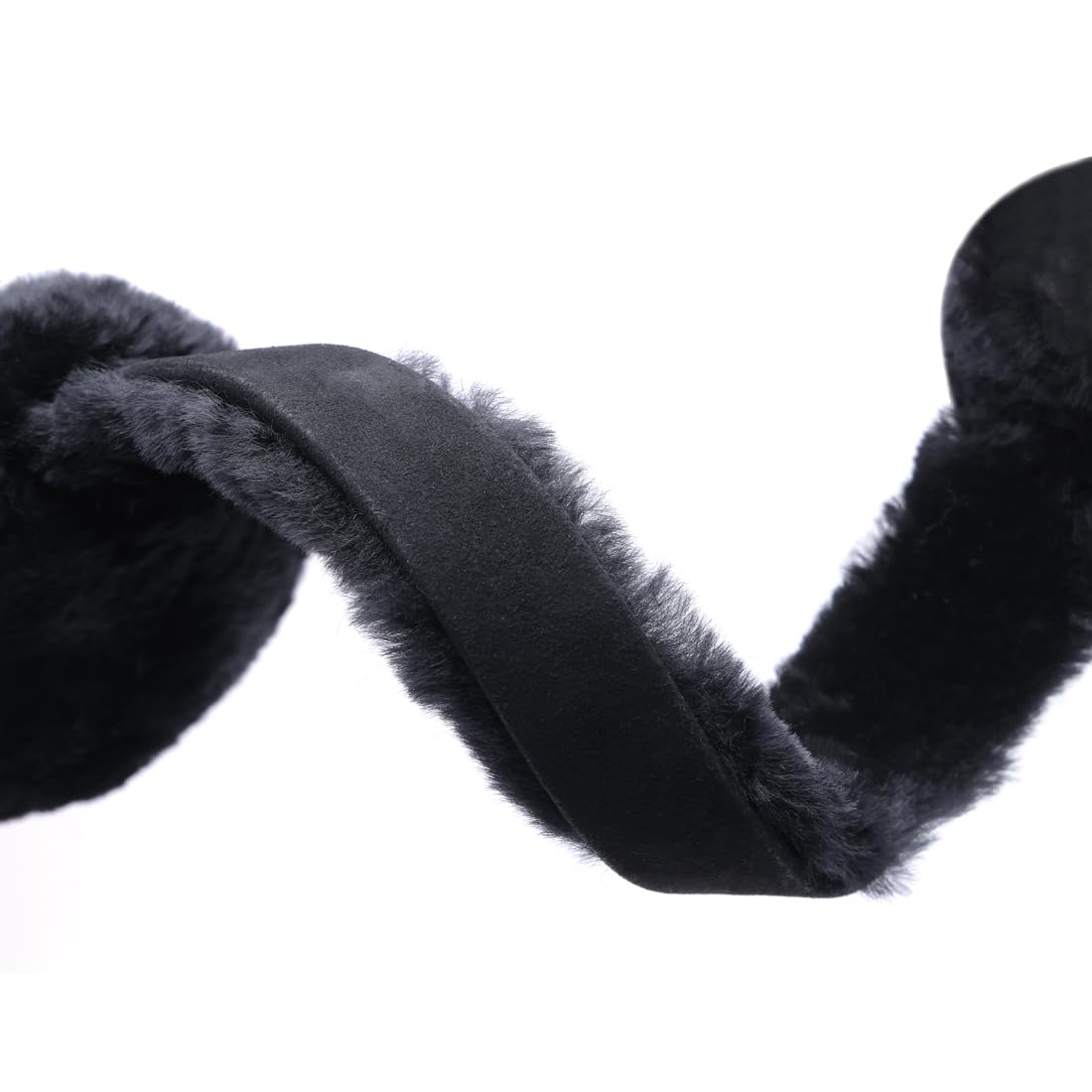 Harssidanzar paraorecchie invernali in vera pelliccia per uomo donna, paraorecchie in vera pelliccia,paraorecchie in pelle di pecora, paraorecchie pieghevoli, paraorecchie da esterno,HU301EU