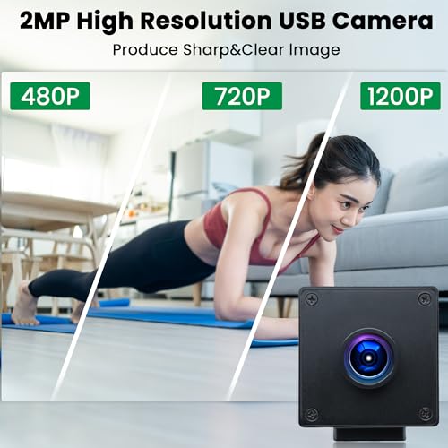 Webcam grand angle ELP pour surveillance Raspberry Pi et atelier créatif