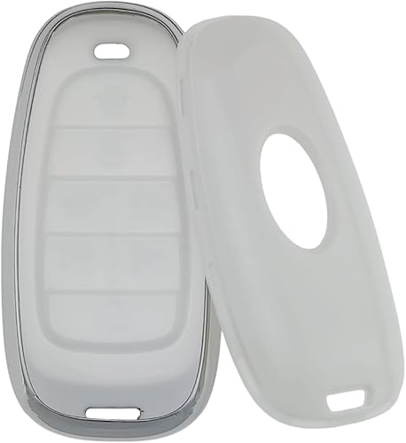 Miniatura 8 de REPROTECTING Funda para llavero de TPU compatible con 7 botones 2019 2020 2021 Hyundai Sonata Nexo 2022 Hyundai Tucson 2023 Palisade Santa Fe
