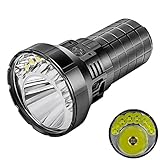 IMALENT MR90 LED Taschenlampe, 50.000 Lumen Extrem Hell Aufladbar Taschenlampen, 1586 Metern, 2 Lichtquellen, Zoombar 6 Modi Taktische Taschenlampe IP56 Wasserdicht für Camping Wandern Notfälle