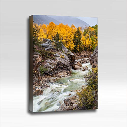 Mountain Stream - Curated Art 3'x2'x2