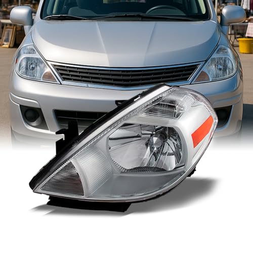 AKKON - For 2007 2008 2009 2010 2011 2012 Versa Headlight Lamp Driver/Left Side Direct Replacement