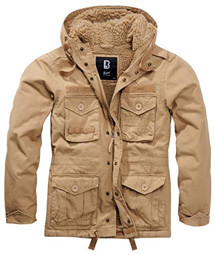 Brandit M65 Urban Vintage - Parka da uomo, giacca invernale