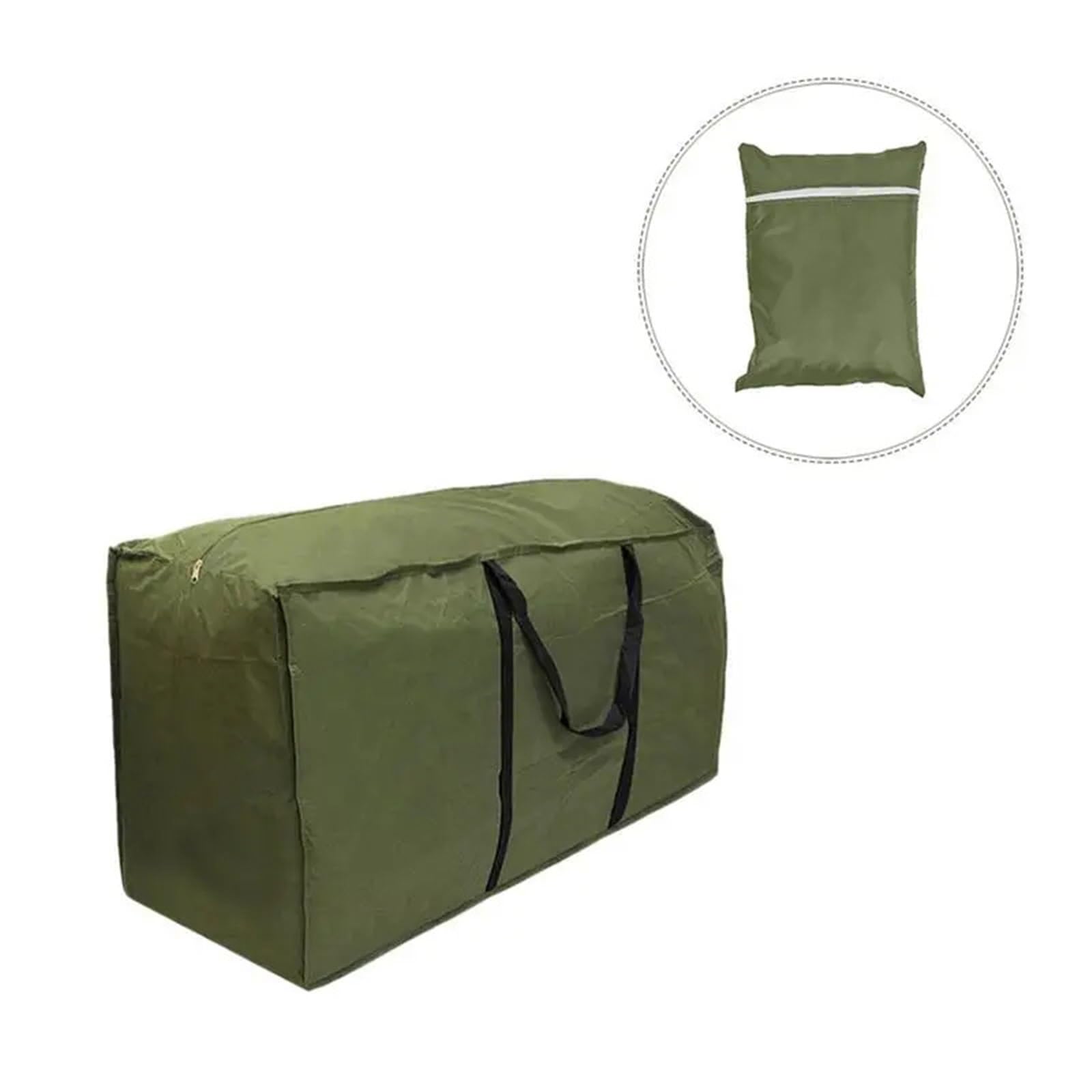 Borsa portaoggetti pieghevole grande for mobili da esterno Protezione impermeabile Cuscino giardino for la casa Per Cuscini(173 x 76 x 51cm)