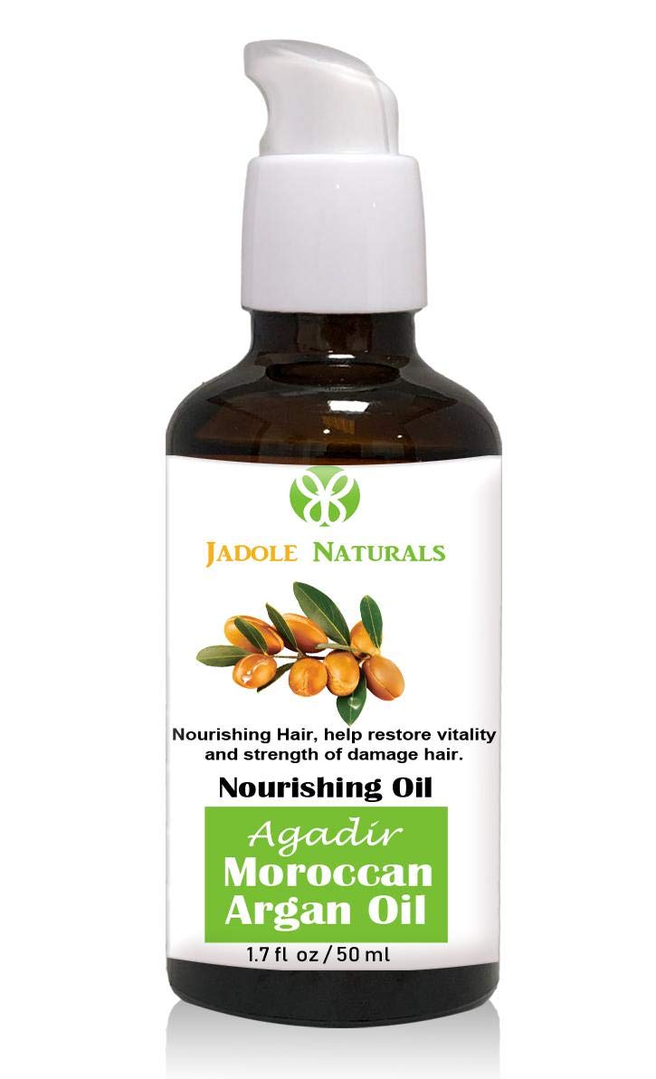 Argan Oil Moroccan oil 50ml for Hair Treatment | Hair Nourishing Oil by Jadole Naturals