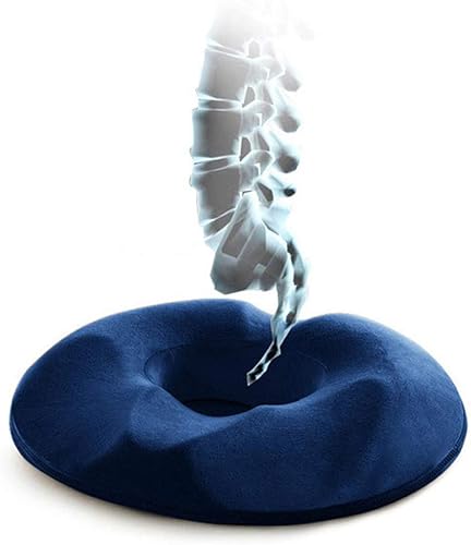 Miniatura 4 de Almohada de coxis de donut para aliviar el dolor, tratamiento de hemorroides, para la espalda, el coxis, el dolor, las hemorroides, el embarazo, la