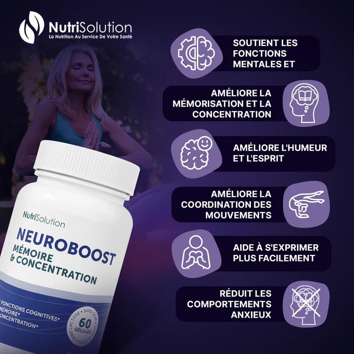 Boost Cognitif Neuro Boost d'Exception | Nutrisolution Énergie et Mémoire Végétalien