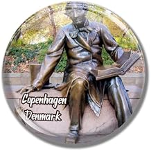 3D Fridge Magnet for Copenhagen Denmark City Glass Crystal Travel Souvenir Refrigerator Decor Sticker
