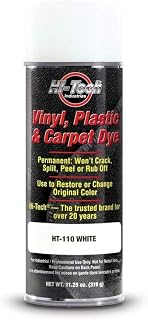 HI-TECH Big Can Vinyl, Plastic, Fabric and Carpet Spray Dye, White | Permanent Color Restorer for Carpet and Upholstery | Won't Crack, Split, Peel, or Rub Off