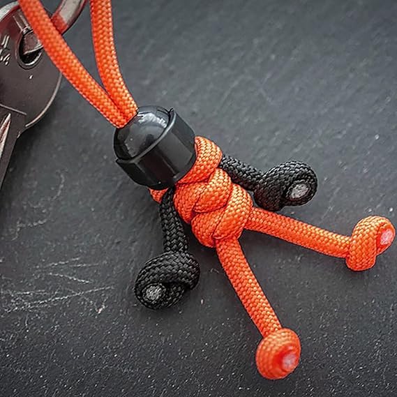 Image of F1 Keychain, Smiley Face Paracord Keychain for Men, Nice F1 Gifts for Racing Enthusiasts, Durable Keychain for Everyday Use, Unique Racing Car Accessories