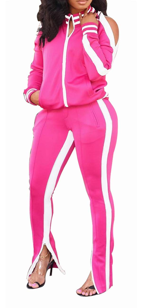 TOPONSKYWomen Casual 2 Piece Outfit Long Pant Set Sweatsuits Tracksuits