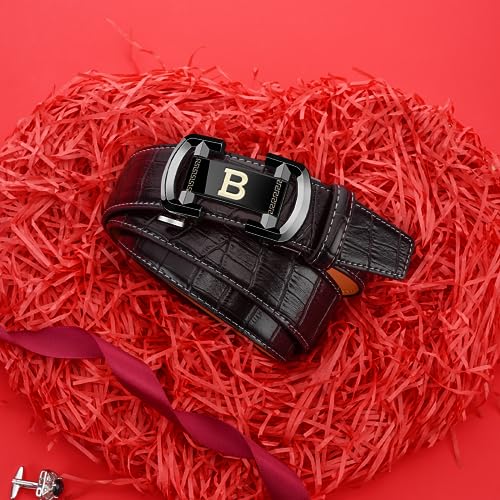 Ratchet Belt Click Slide Leather Belt 1.38 Inch3