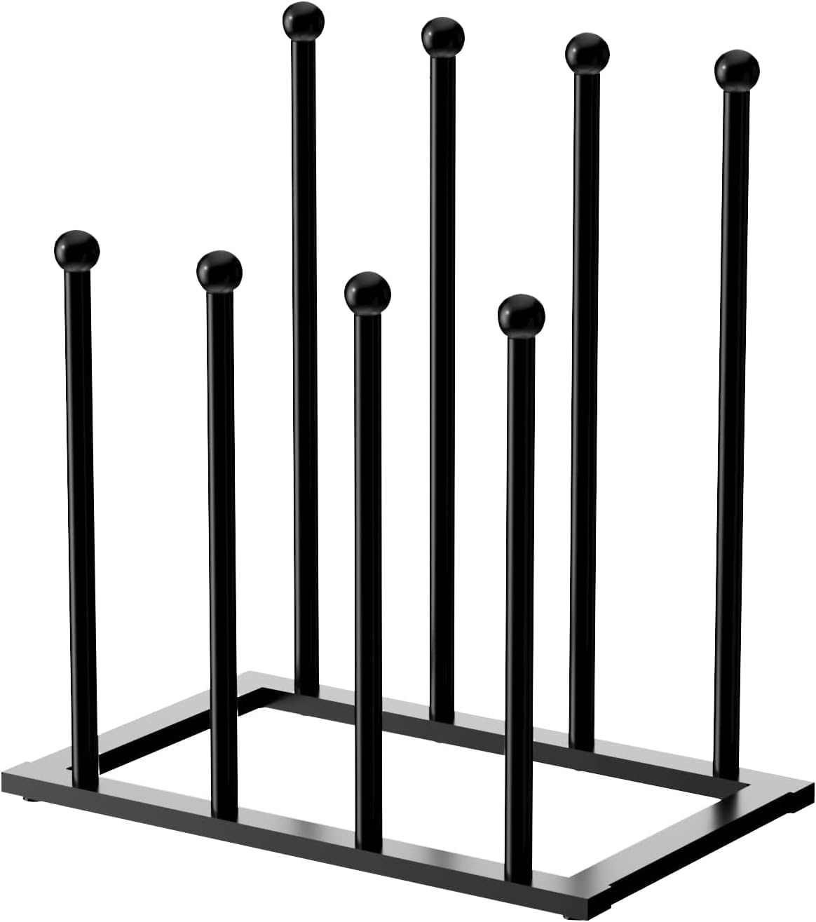 Shoe Rack Standing Metal - Freestanding Shoe Cabinet Shoe Rack for Dormitory Cupboard Entrance Bedroom Patio Outdoor Hallway Shoe Rack Organiser for 4 Pairs (Black)-image-17