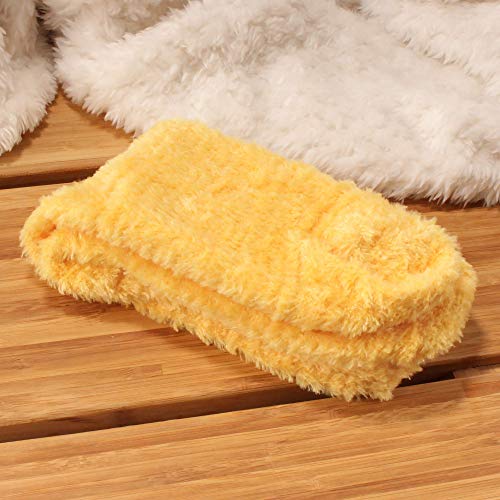 Image of BambooMN Women's Super Soft and Cozy Feather Light Fuzzy Socks - Multiple Color Options - Two Sizes - Value Packs
