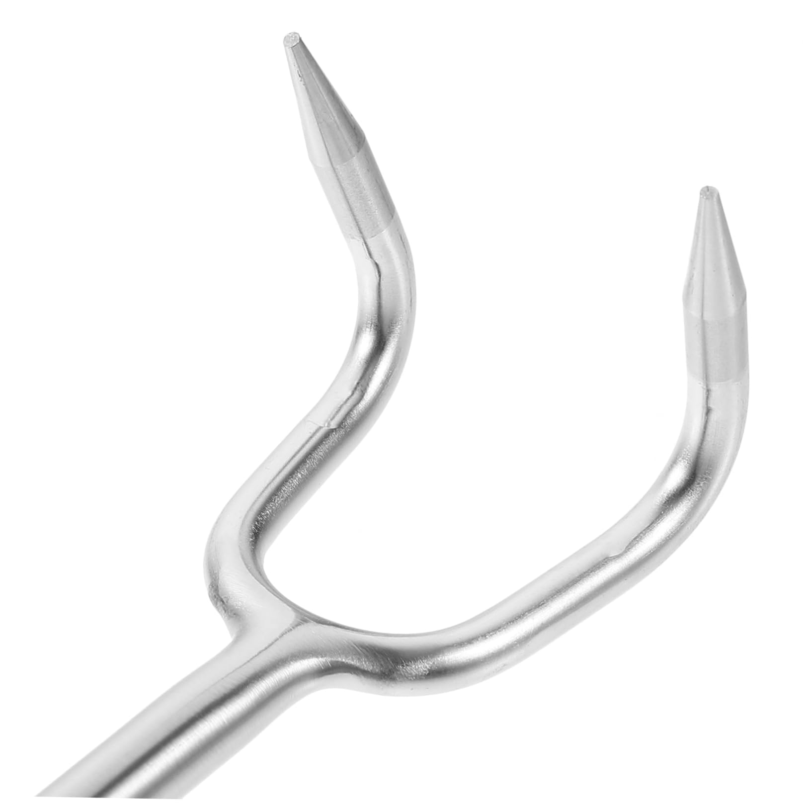 LALADEFIEE Kitchen Meat Flipper Hook Handle Stainless Steel Bbq Meat Turner Comfortable Grip for Grilling and Food Prep for Picnics Barbecues