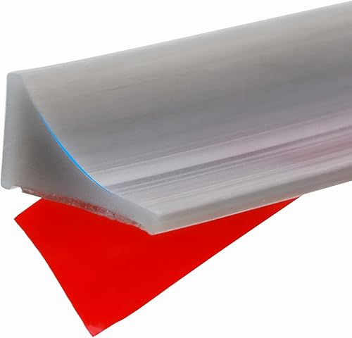 Duzzy Barrera de agua de 67 pulgadas para fregadero, protector de salpicaduras autoadhesivo de silicona con bloqueo de agua, adecuado para el