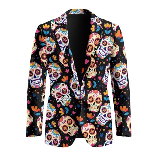 Tupalatus Forest Men's Blazer Classic Collar Breathable Fabric One Button Men's Suit Soft Smooth for Prom,Party,Dinner2